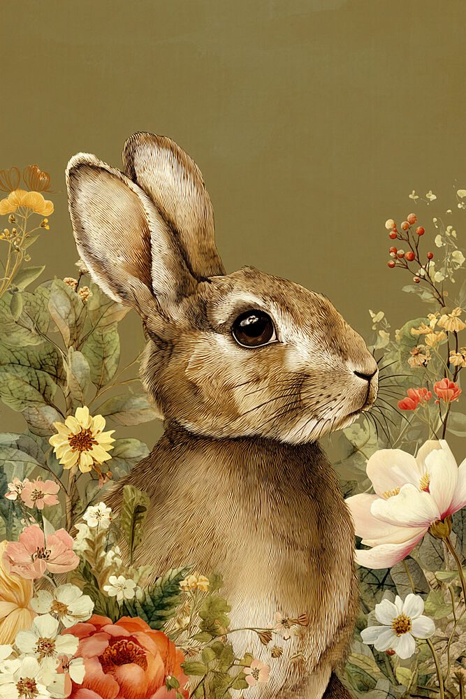 Easterbunnyno03 art print by Treechild for $57.95 CAD