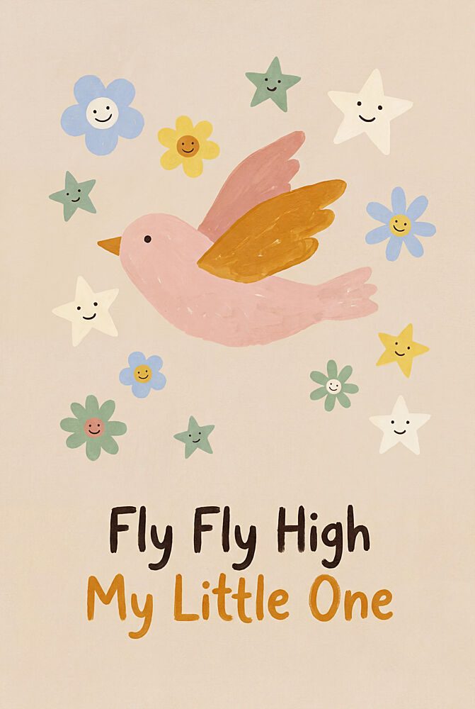 Flyflyhighmylittleoneno02 art print by Treechild for $57.95 CAD