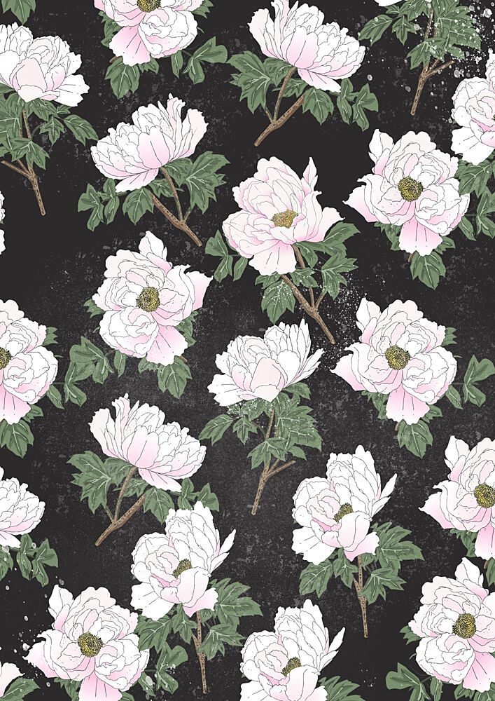 Graceful Pink Peonies art print by Nicholas for $57.95 CAD