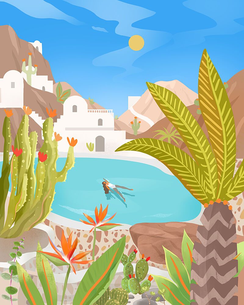 la Isla Bonita art print by Petra Lizde for $57.95 CAD