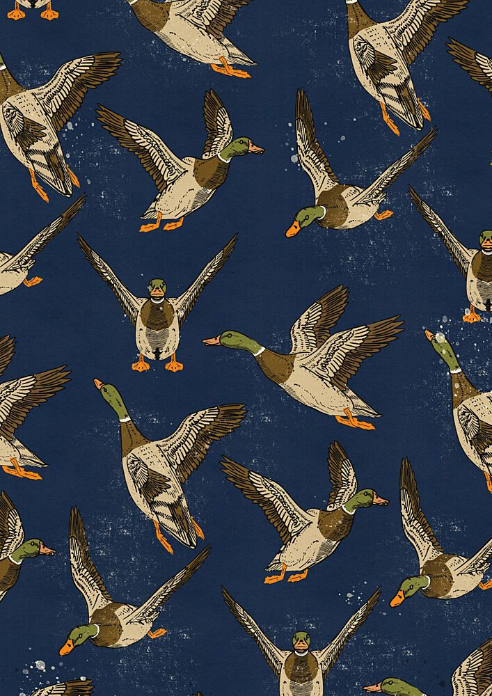 Mallard Flight Pattern art print by Nicholas for $57.95 CAD