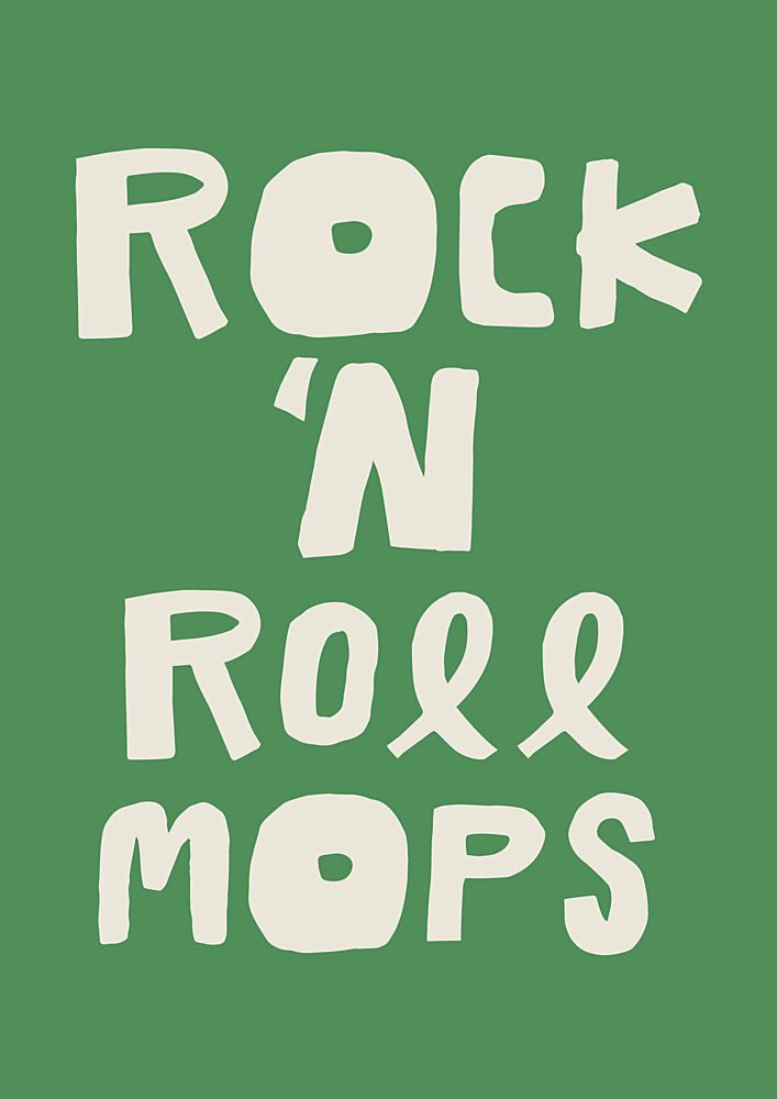 Rock N Rollmopsgreen art print by Treechild for $57.95 CAD