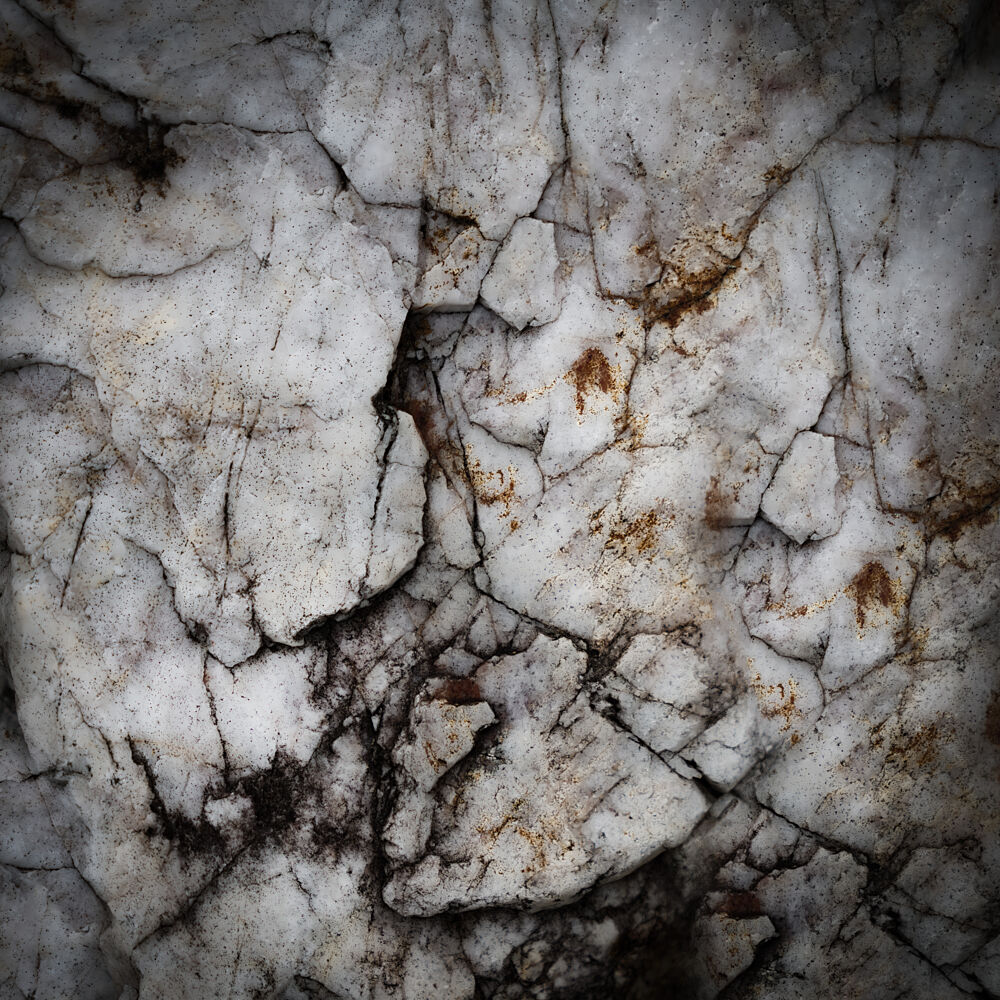 Cracked White Stone art print by Studio Meikle for $57.95 CAD