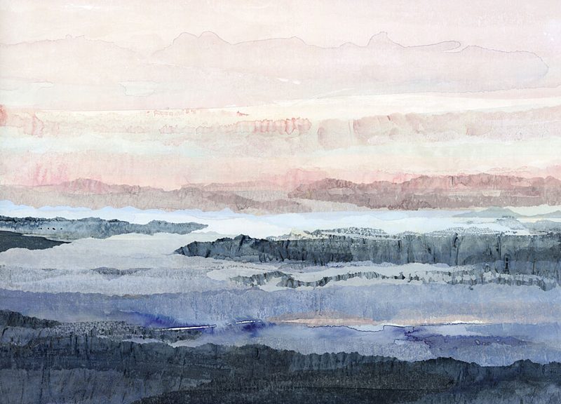 Dreamy Mountain Hues art print by Lara Eckerman for $57.95 CAD