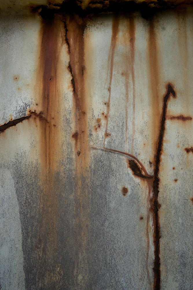 Rusted Metal Streaks art print by Studio Meikle for $57.95 CAD