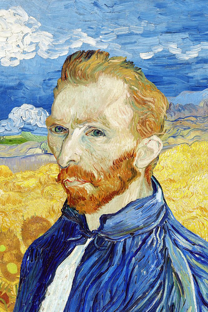 Portrait in Golden Field art print by Marja van den Hurk for $57.95 CAD