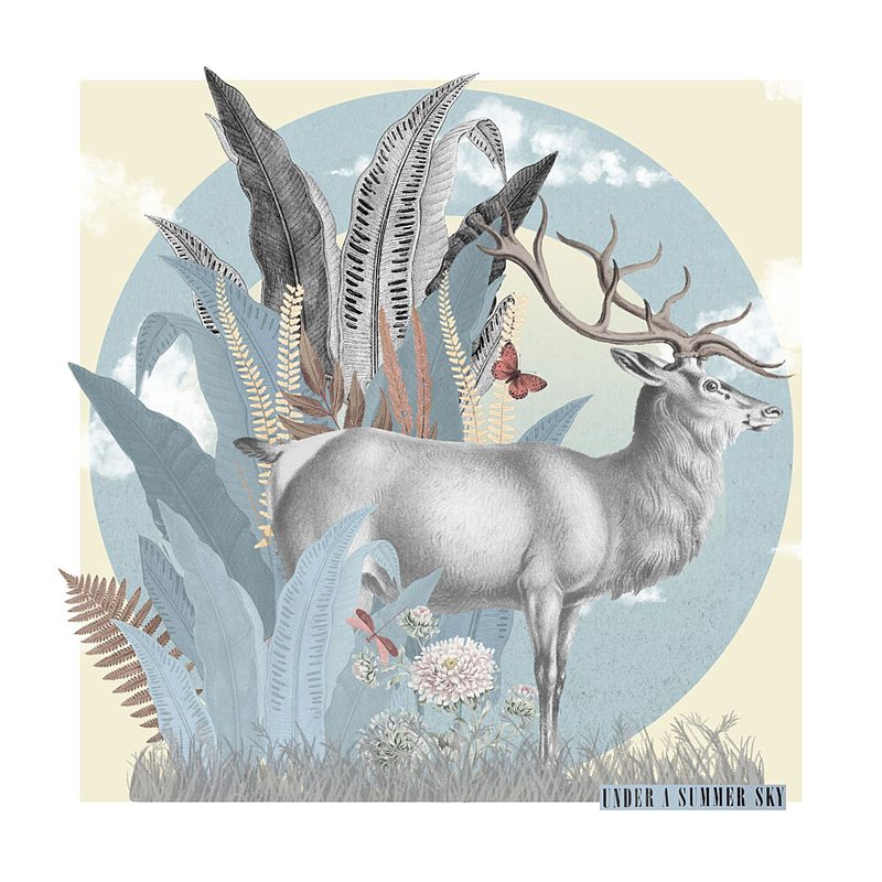 Dreamy Forest Deer art print by Marja van den Hurk for $57.95 CAD