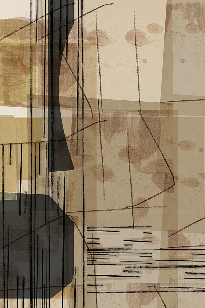 Layered Neutral Abstract art print by Cartissi for $57.95 CAD