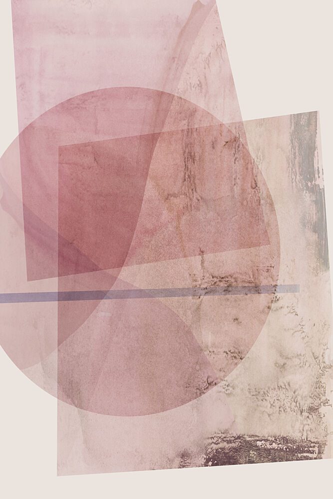 Abstract Pink Shapes art print by Cartissi for $57.95 CAD