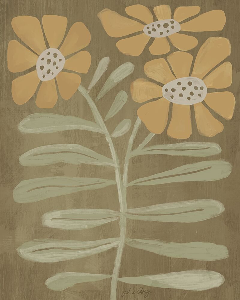 Retro Flower II Julia Cheney art print by Julia Cheney for $57.95 CAD