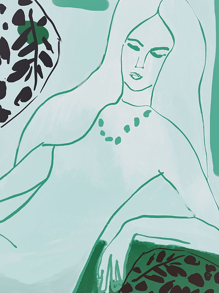 Nude art print by Beate Tubach for $57.95 CAD