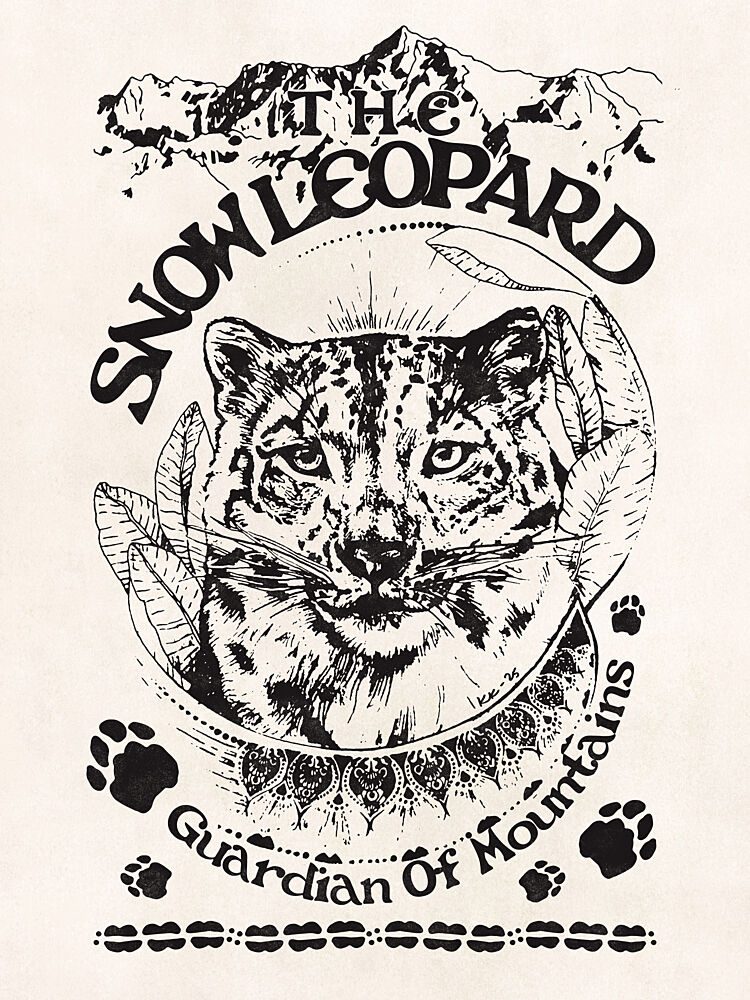 Snow Leopard Guardian art print by Katariina Kosunen for $57.95 CAD