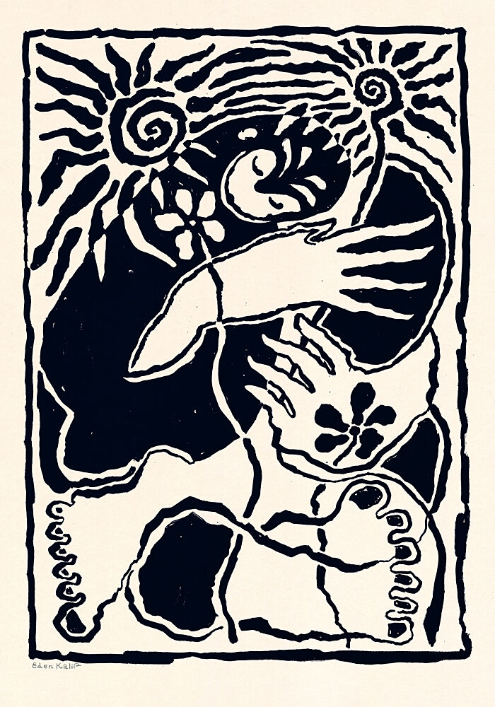 Protection Black art print by Eden Kalif for $57.95 CAD