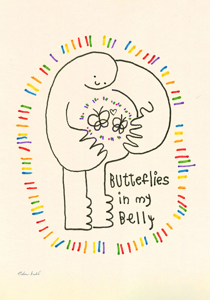Butterflies art print by Eden Kalif for $57.95 CAD