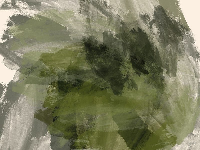 Green Abstract Strokes art print by Dina Dankers for $57.95 CAD