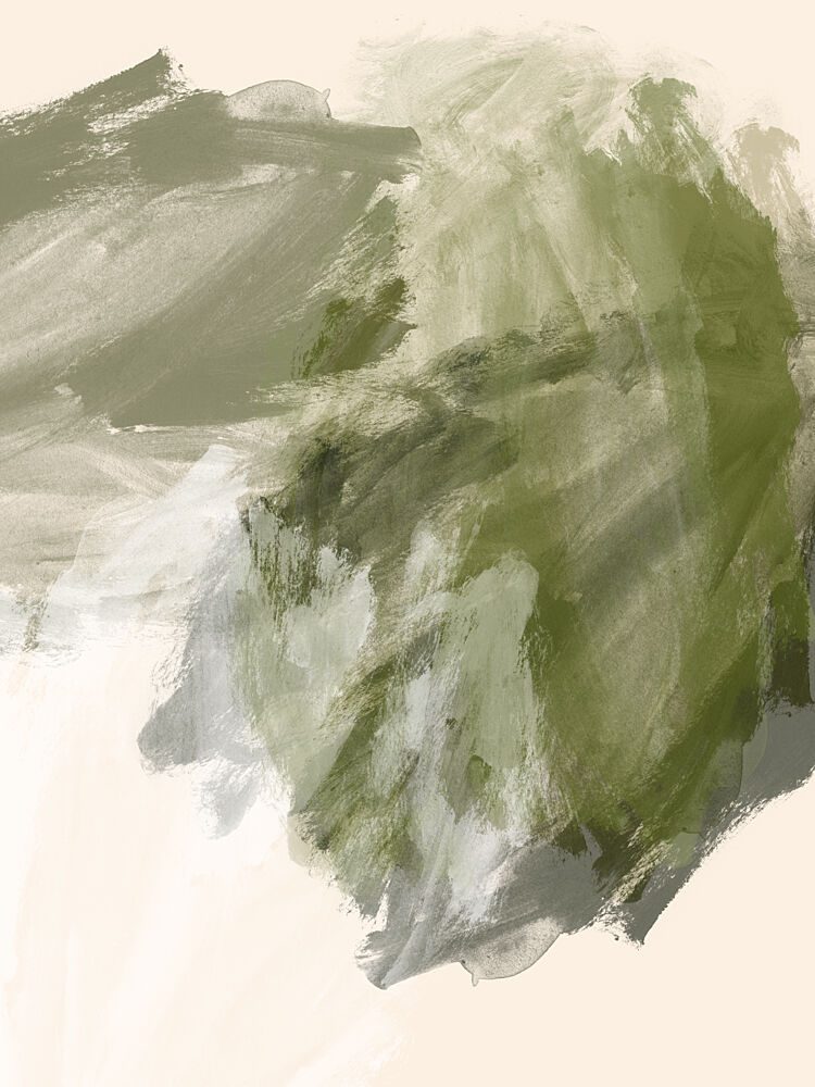 Serene Green Abstract art print by Dina Dankers for $57.95 CAD