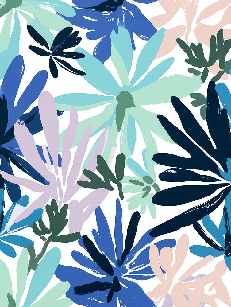 Aquaflowers art print by Treechild for $57.95 CAD