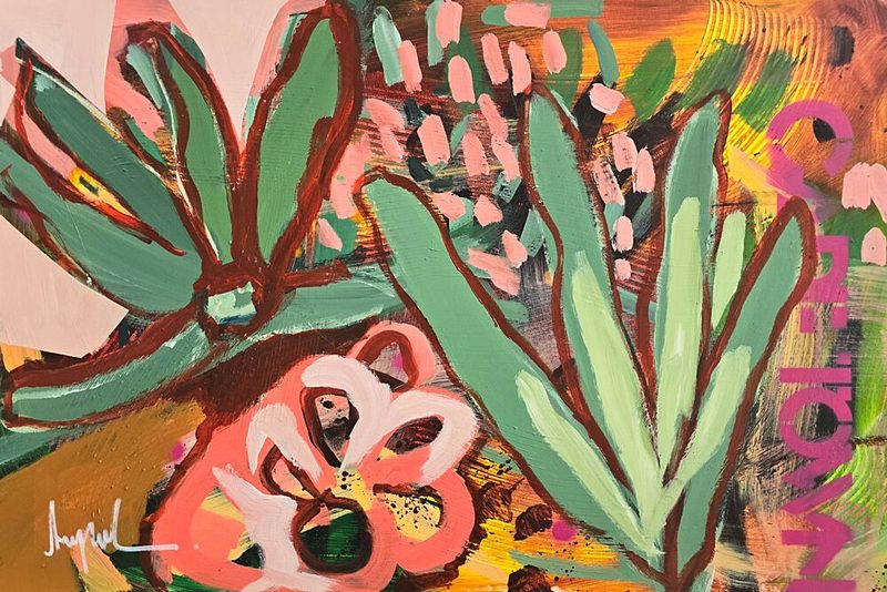 Vibrant Botanical Leaves art print by Angela Maritz for $57.95 CAD