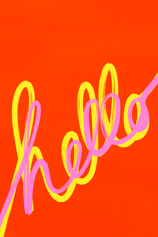 Helloneon art print by Treechild for $57.95 CAD
