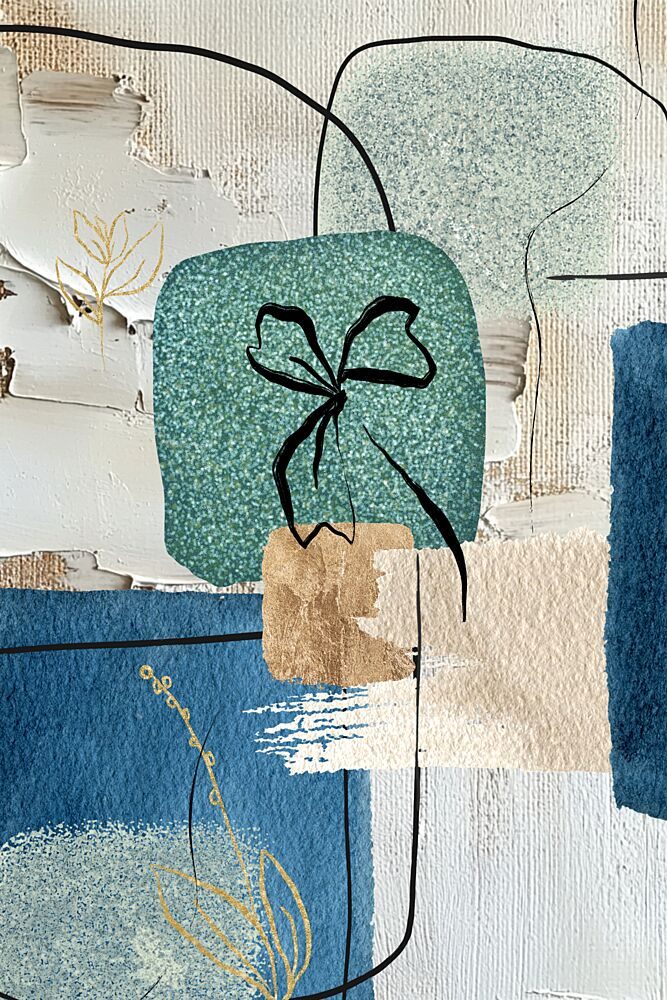 Ocean Blues 2 art print by Sally Ann Moss for $57.95 CAD