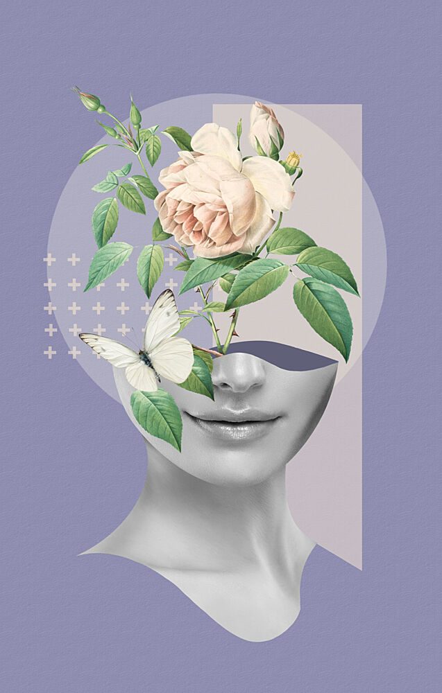 Abstract Rose Beauty art print by Marja van den Hurk for $57.95 CAD