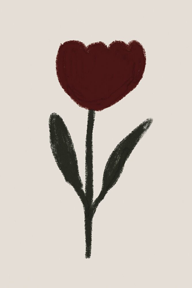Redtulip art print by Treechild for $57.95 CAD