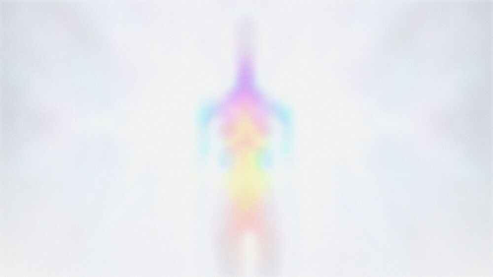 Colorful Human Aura art print by Marika Barsrsind for $57.95 CAD
