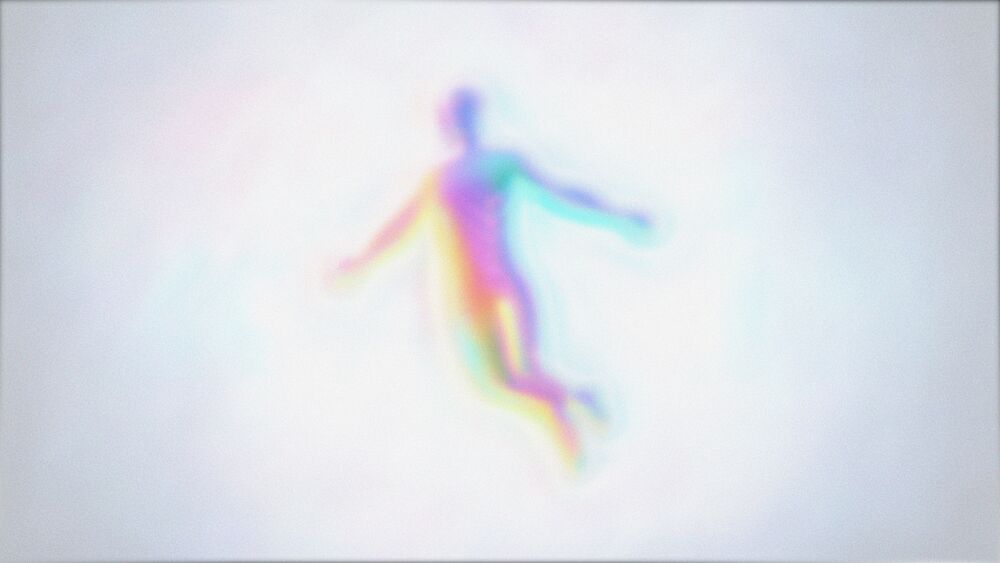 Ethereal Floating Human art print by Marika Barsrsind for $57.95 CAD