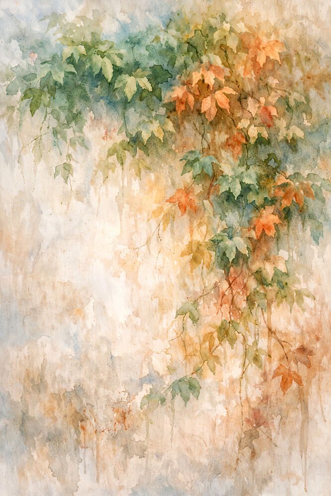 Soft Autumn Leaves art print by Natalie Bruns for $57.95 CAD
