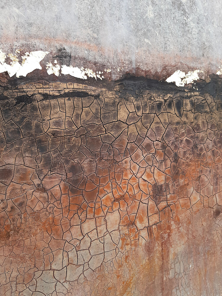 Cracked Earth Texture art print by Gabriela Aleksandra Szuba for $57.95 CAD