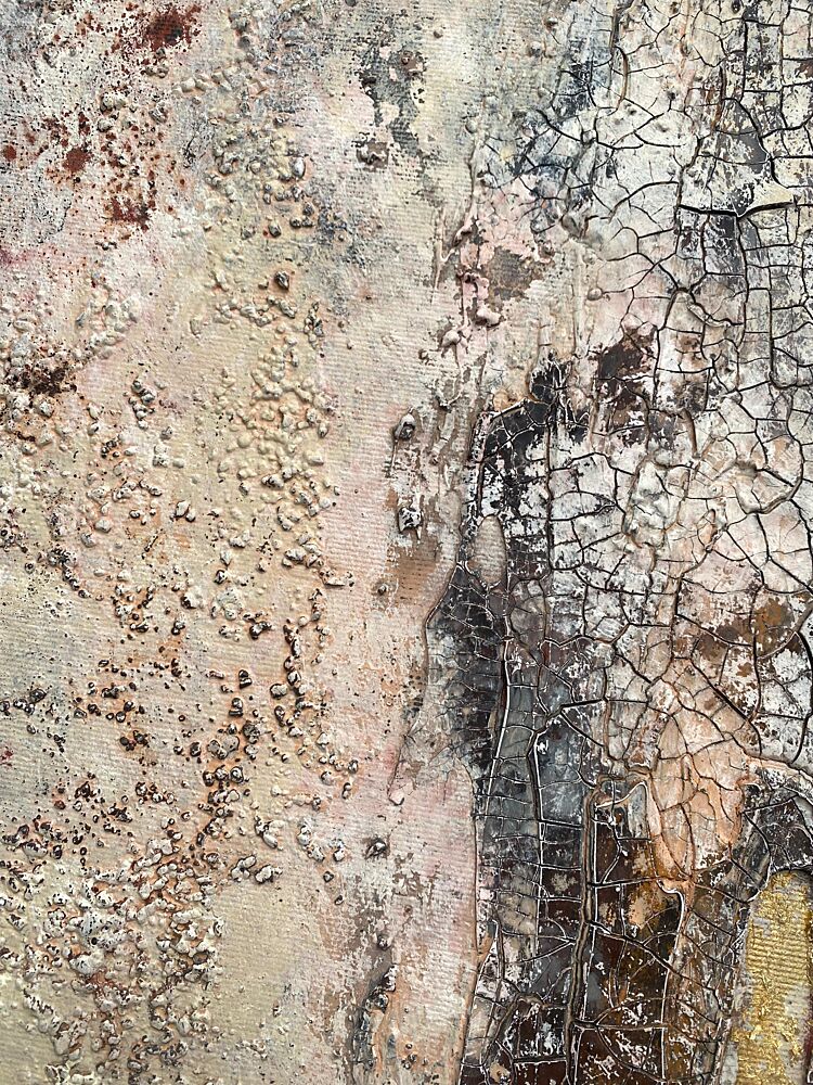 Abstract Cracked Earth art print by Gabriela Aleksandra Szuba for $57.95 CAD