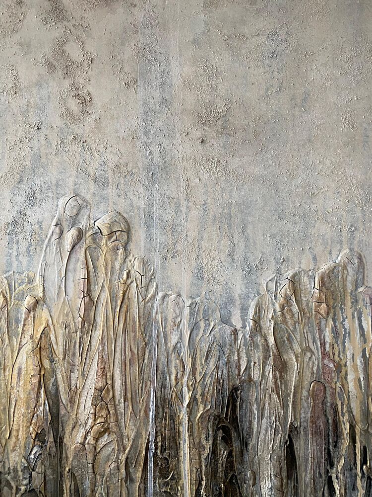 Silent Standing Figures art print by Gabriela Aleksandra Szuba for $57.95 CAD