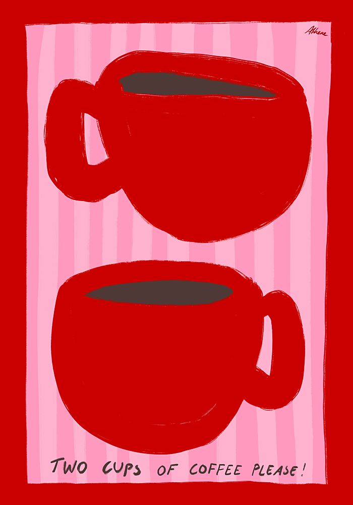 Two Cups of Coffee art print by Athene Fritsch for $57.95 CAD