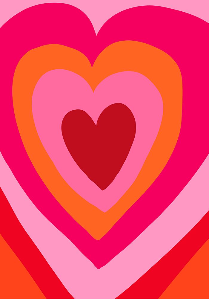 Groovy Heart art print by Athene Fritsch for $57.95 CAD