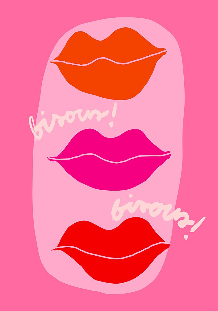 Bisous Bisous! art print by Athene Fritsch for $57.95 CAD