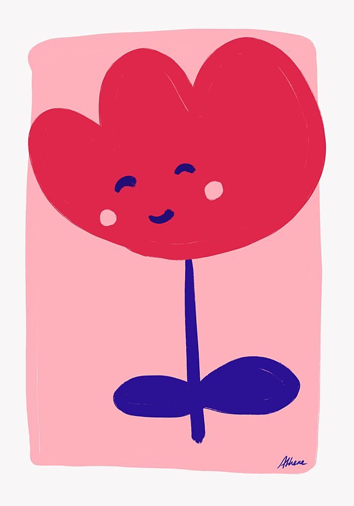 Happy Flower art print by Athene Fritsch for $57.95 CAD