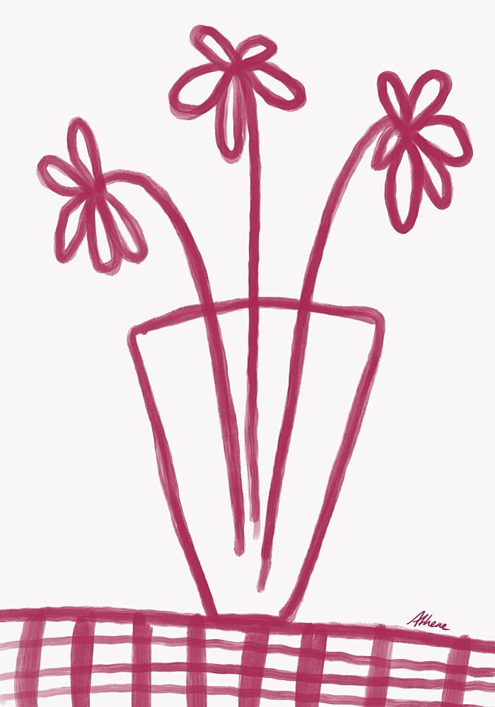 Flowers in Vase art print by Athene Fritsch for $57.95 CAD