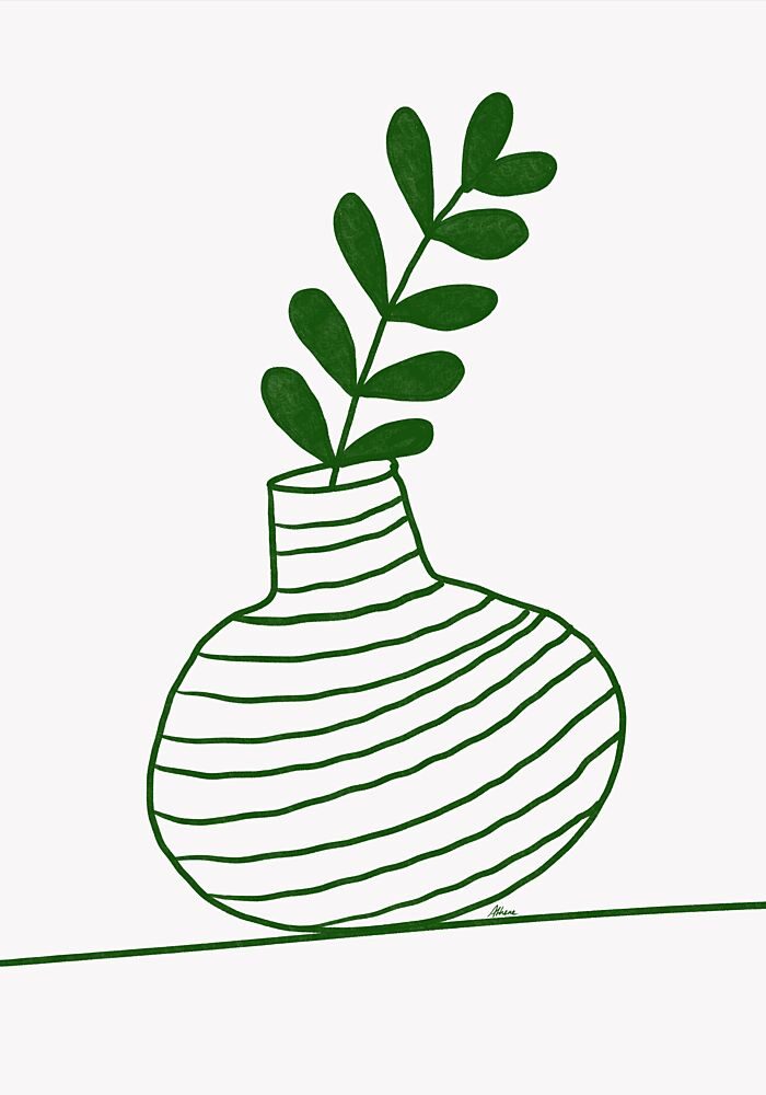 Green Vase art print by Athene Fritsch for $57.95 CAD
