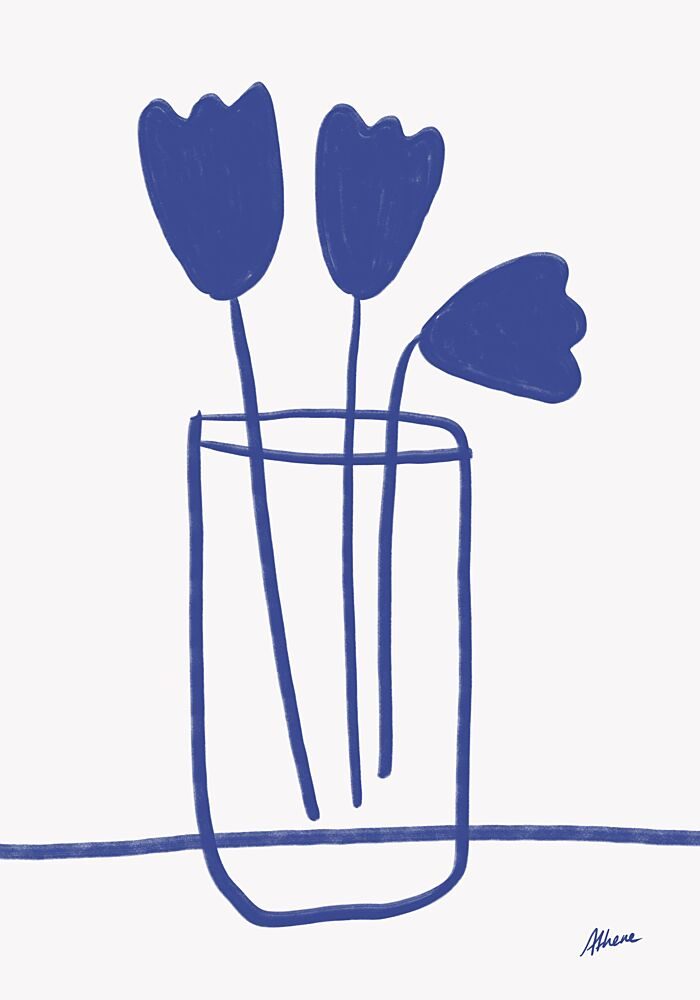 Blue Vase art print by Athene Fritsch for $57.95 CAD