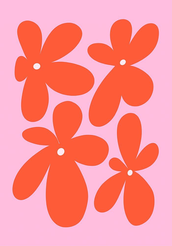 Orange Flowers art print by Athene Fritsch for $57.95 CAD