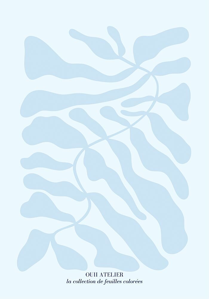 Abstract Leaves art print by Athene Fritsch for $57.95 CAD