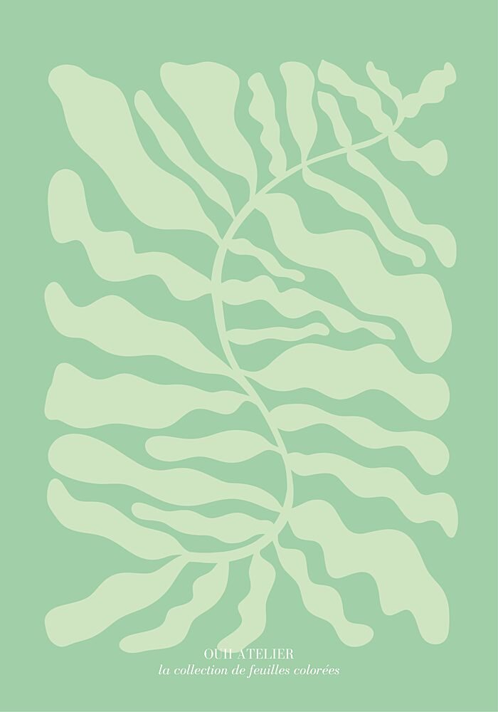 Abstract Leaves art print by Athene Fritsch for $57.95 CAD