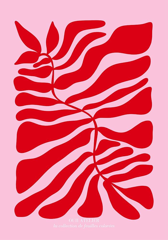 Abstract Leaves art print by Athene Fritsch for $57.95 CAD