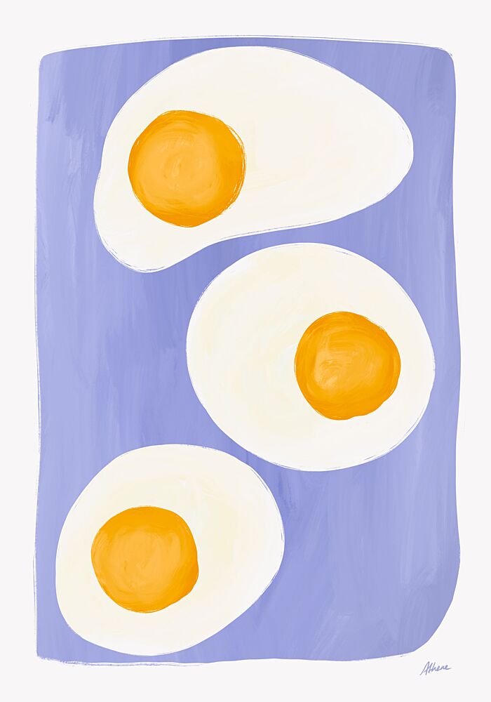 Fried Eggs art print by Athene Fritsch for $57.95 CAD