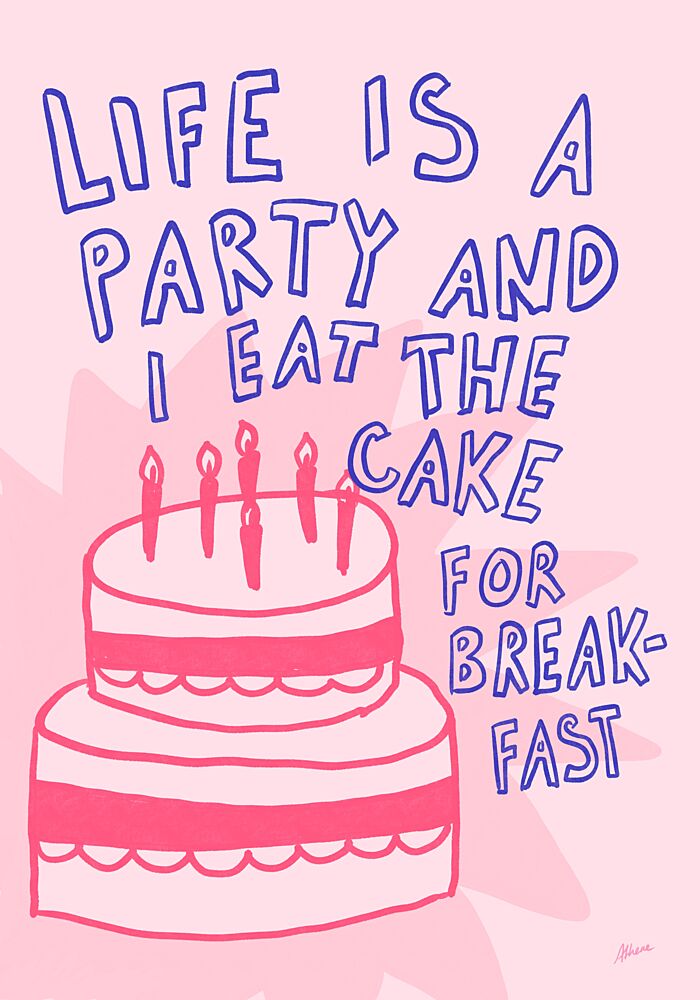 Breakfast Cake art print by Athene Fritsch for $57.95 CAD