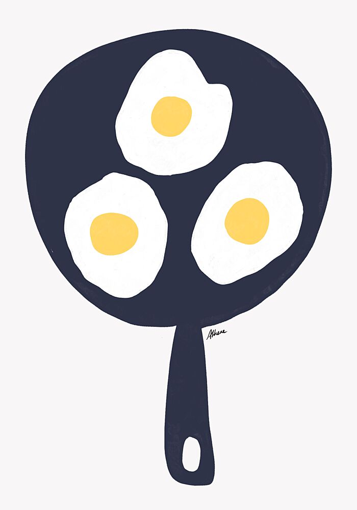 Fried Eggs art print by Athene Fritsch for $57.95 CAD