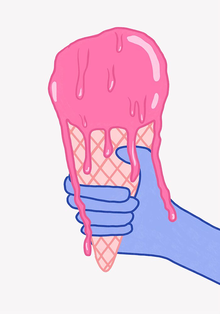 Melting Ice Cream art print by Athene Fritsch for $57.95 CAD
