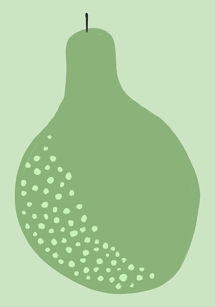 Green Pear art print by Athene Fritsch for $57.95 CAD