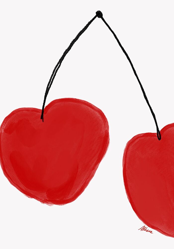 Cherries art print by Athene Fritsch for $57.95 CAD