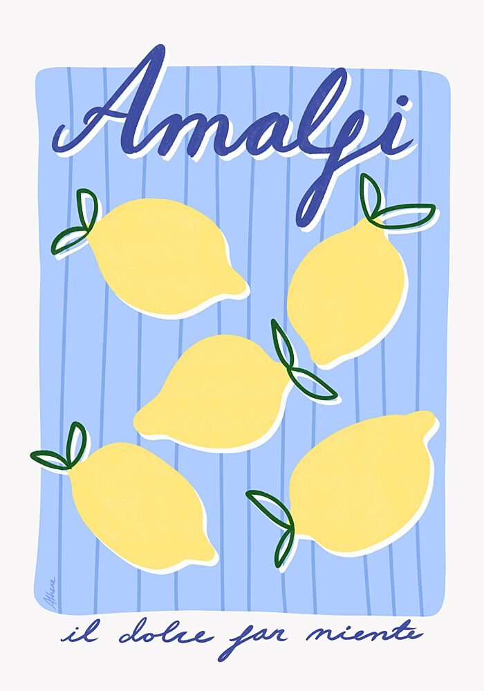 Amalfi Lemons art print by Athene Fritsch for $57.95 CAD